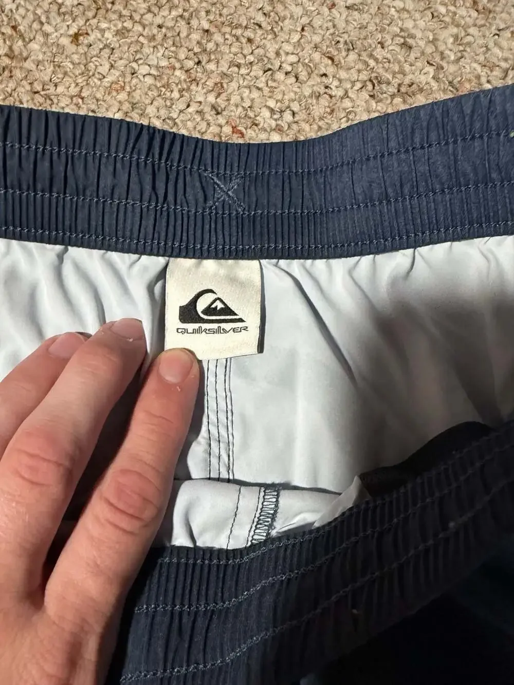 Quiksilver Everyday‎ Volley Boardshorts Red and Navy Colorblock